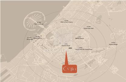 Apartment - 1 - 2 for sale in Cello Residences Tower A - Cello Residences - District 18 - Jumeirah Village Circle - Dubai