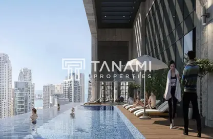 شقة - غرفة نوم - 2 حمامات للبيع في مارينا ليفنج - دبي مارينا - دبي