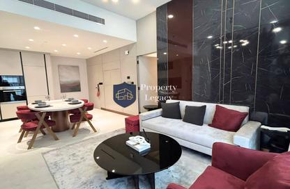 Apartment - 1 Bedroom - 2 Bathrooms for rent in Hyde Walk - Jumeirah Garden City - Al Satwa - Dubai