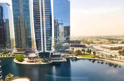 Apartment - 1 Bedroom - 2 Bathrooms for rent in Green Lakes Towers 1 - Green Lakes Towers - JLT Cluster S - Jumeirah Lake Towers - Dubai