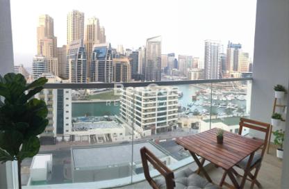 Apartment - Studio - 1 Bathroom for rent in Studio One - Dubai Marina - Dubai