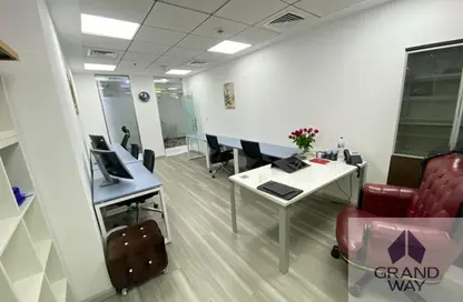Office Space - Studio - 4 Bathrooms for rent in Latifa Tower - Sheikh Zayed Road - Dubai