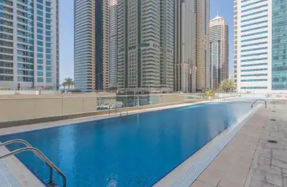 Apartment - 1 Bedroom - 2 Bathrooms for rent in Marina Heights - Dubai Marina - Dubai