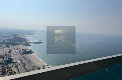 Apartment - 1 Bedroom - 2 Bathrooms for sale in Corniche Tower - Ajman Corniche Road - Ajman