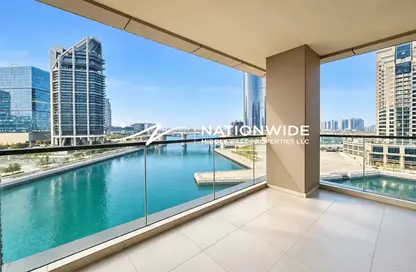 Apartment - 2 Bedrooms - 3 Bathrooms for rent in Canal Residence - Al Reem Island - Abu Dhabi