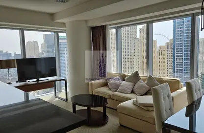 شقة - 2 غرف نوم - 2 حمامات للايجار في جي دبليو ماريوت هوتيل مارينا - دبي مارينا - دبي