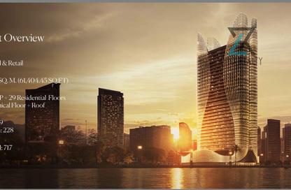 Apartment - Studio - 1 Bathroom for sale in Binghatti Skyhall - Business Bay - Dubai