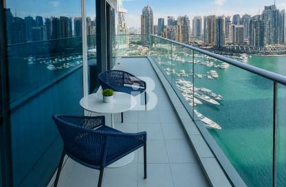 Apartment - 2 Bedrooms - 3 Bathrooms for rent in Damac Heights - Dubai Marina - Dubai