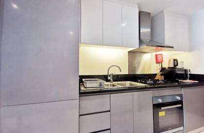 Apartment - Studio - 1 Bathroom for rent in Damac Maison Prive B - Damac Maison Prive - Business Bay - Dubai