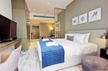 Apartment - Studio - 1 Bathroom for rent in Damac Maison Prive B - Damac Maison Prive - Business Bay - Dubai
