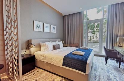 Apartment - Studio - 1 Bathroom for rent in Damac Maison Prive B - Damac Maison Prive - Business Bay - Dubai