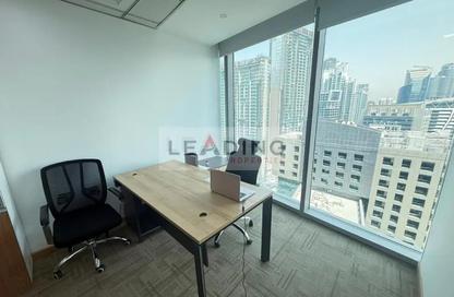 Office Space - Studio - 4 Bathrooms for rent in The Binary Tower - Business Bay - Dubai