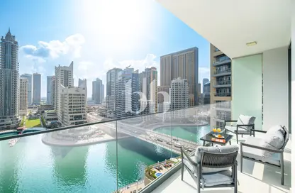 شقة - غرفة نوم - 2 حمامات للايجار في ليف ريزيدينس - دبي مارينا - دبي