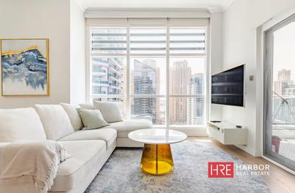Apartment - 1 - 2 for rent in Zumurud Tower - Dubai Marina - Dubai