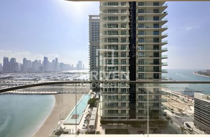 شقة - 3 غرف نوم - 3 حمامات للايجار في برج Marina Vista 1 - مارينا فيستا - إعمار بيتشفرونت - دبي هاربور - دبي