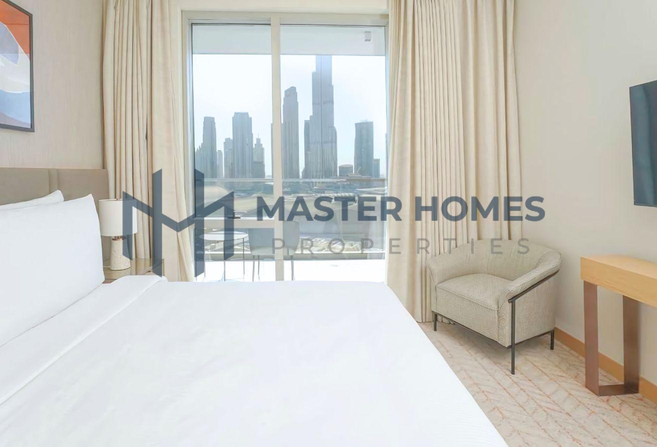 Burj Khalifa View | Spacious 2BR | Modern Interior photo 6