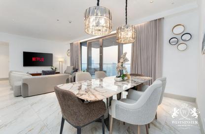 Apartment - 3 Bedrooms - 4 Bathrooms for rent in Boulevard Point - Downtown Dubai - Dubai