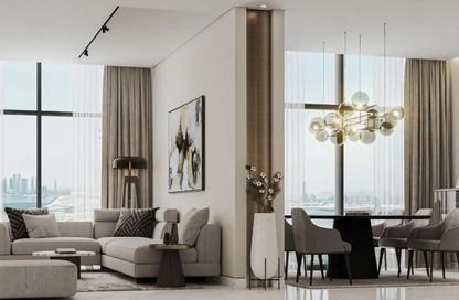 Apartment - 1 - 1 for sale in 350 Riverside Crescent - Sobha Hartland II - Bukadra - Dubai
