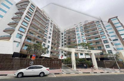 Apartment - 1 Bedroom - 2 Bathrooms for rent in University View Block B - University View - Dubai Silicon Oasis - Dubai