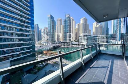 Apartment - 1 Bedroom - 1 Bathroom for rent in Silverene Tower B - Silverene - Dubai Marina - Dubai
