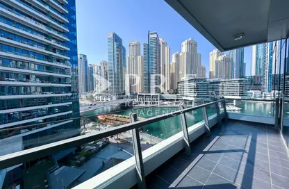 Apartment - 1 Bedroom - 1 Bathroom for rent in Silverene Tower B - Silverene - Dubai Marina - Dubai