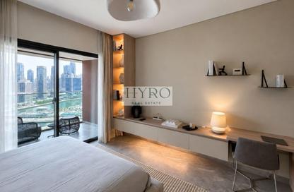 Apartment - Studio - 1 Bathroom for rent in Peninsula One - Peninsula - Business Bay - Dubai