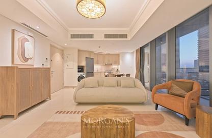 Apartment - 1 Bedroom - 2 Bathrooms for rent in Boulevard Point - Downtown Dubai - Dubai