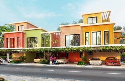 Townhouse - 4 - 5 for sale in Portofino - Damac Lagoons - Dubai