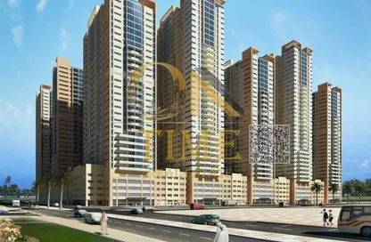 Apartment - Studio - 1 Bathroom for sale in Ajman One Towers - Al Sawan - Ajman