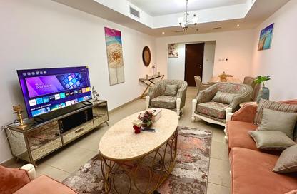 Apartment - 1 Bedroom - 2 Bathrooms for rent in Beach Tower 2 - Al Khan Lagoon - Al Khan - Sharjah Apartment - 1 Bedroom - 2 Bathrooms for rent in Beach Tower 2 - Al Khan Lagoon - Al Khan - Sharjah