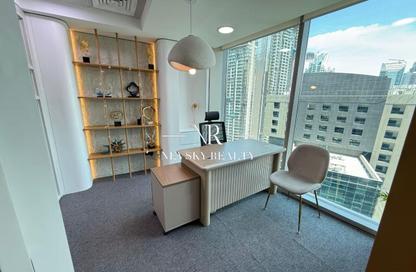Office Space - Studio - 1 Bathroom for rent in The Binary Tower - Business Bay - Dubai