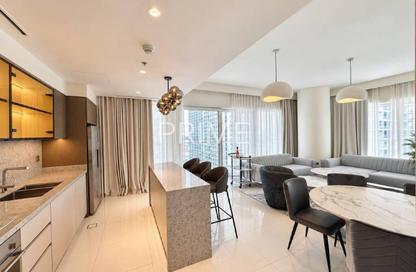 Apartment - 2 - 3 for rent in Grand Bleu Tower 1 - Grand Bleu - Emaar Beachfront - Dubai Harbour - Dubai