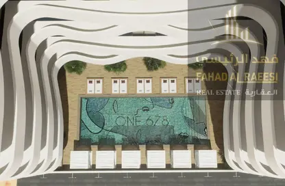 شقة - غرفة نوم - 2 حمامات للبيع في بلوبيل ريزيدنس - العامرة - عجمان