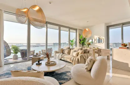 Apartment - 3 Bedrooms - 4 Bathrooms for rent in Beach Isle Tower 1 - Beach Isle - EMAAR Beachfront - Dubai Harbour - Dubai