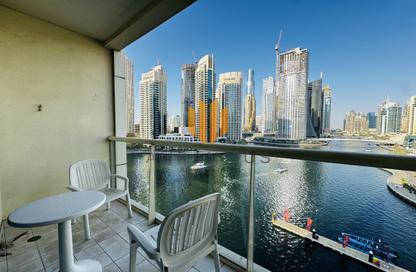 Apartment - 1 Bedroom - 2 Bathrooms for rent in Marina View Tower A - Marina View - Dubai Marina - Dubai