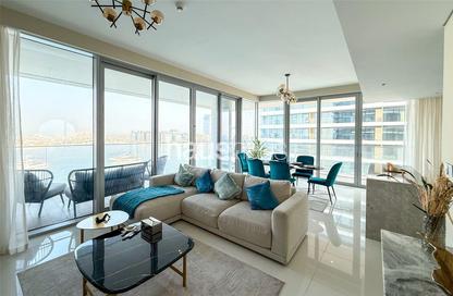 شقة - 3 غرف نوم - 3 حمامات للايجار في برج Beach Isle 2 - بيتش آيل - إعمار بيتشفرونت - دبي هاربور - دبي