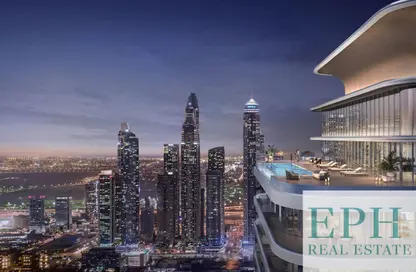 شقة - 2 غرف نوم - 2 حمامات للبيع في برج Seapoint 1 - سي بوينت - إعمار بيتشفرونت - دبي هاربور - دبي