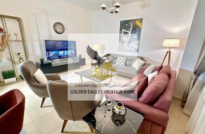 Apartment - 1 Bedroom - 2 Bathrooms for rent in Beach Tower 1 - Al Khan Lagoon - Al Khan - Sharjah