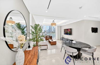 Apartment - 2 Bedrooms - 2 Bathrooms for rent in Palace Beach Residence Tower 2 - Palace Beach Residence - EMAAR Beachfront - Dubai Harbour - Dubai
