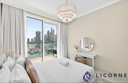 Apartment - 2 Bedrooms - 2 Bathrooms for rent in Palace Beach Residence Tower 2 - Palace Beach Residence - EMAAR Beachfront - Dubai Harbour - Dubai