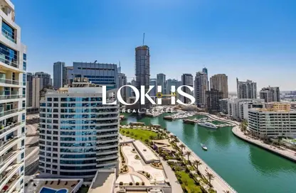 Apartment - 1 Bedroom - 2 Bathrooms for rent in Dorra Bay - Dubai Marina - Dubai