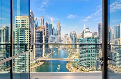 Apartment - 1 - 1 for rent in LIV Waterside - Dubai Marina - Dubai
