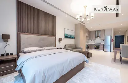 Apartment - Studio - 1 Bathroom for rent in Elite Downtown Residence - Downtown Dubai - Dubai