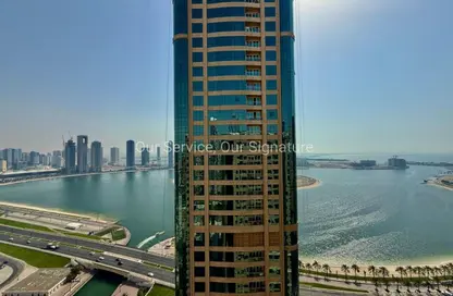 Apartment - 3 Bedrooms - 4 Bathrooms for rent in Al Waleed Tower - Al Qasba - Sharjah