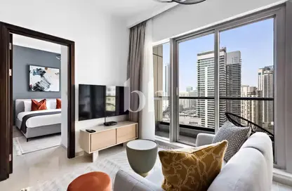 Apartment - 1 Bedroom - 2 Bathrooms for rent in Central Tower - Bay Central - Dubai Marina - Dubai