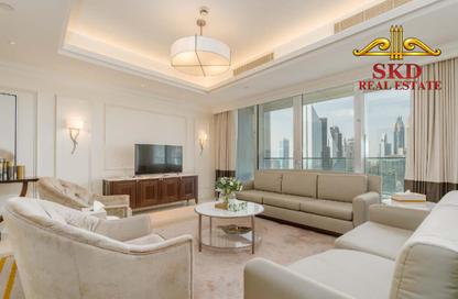 Apartment - 4 - 5 for rent in Kempinski BLVD - Downtown Dubai - Dubai