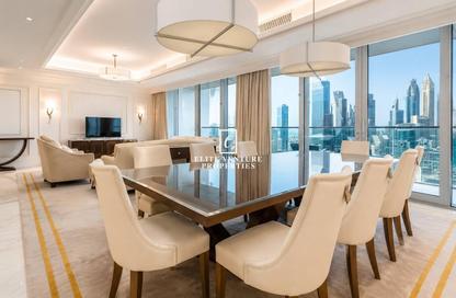Penthouse - 4 Bedrooms - 5 Bathrooms for rent in The Address BLVD Sky Collection - Downtown Dubai - Dubai