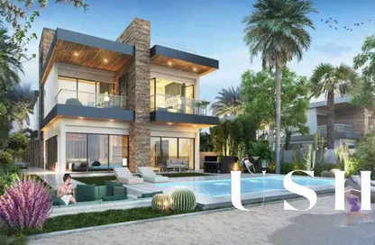 Townhouse - 4 Bedrooms - 3 Bathrooms for sale in Costa Brava 2 - Costa Brava at DAMAC Lagoons - Damac Lagoons - Dubai