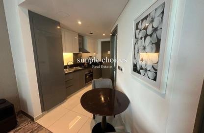 Apartment - Studio - 1 for rent in Damac Maison Prive A - Damac Maison Prive - Business Bay - Dubai