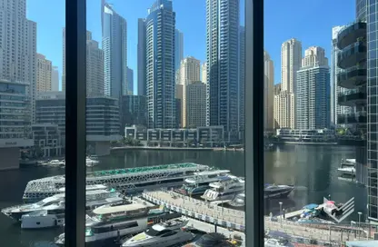 شقة - غرفة نوم - 2 حمامات للايجار في B برج سيلفرين - سيلفيرين - دبي مارينا - دبي